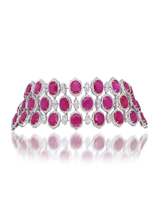 Jahan Ruby Collar