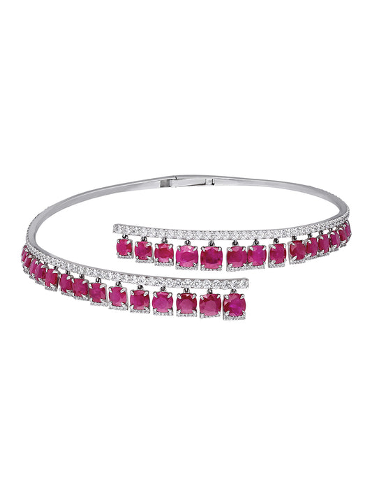 Modern Crimson Collar