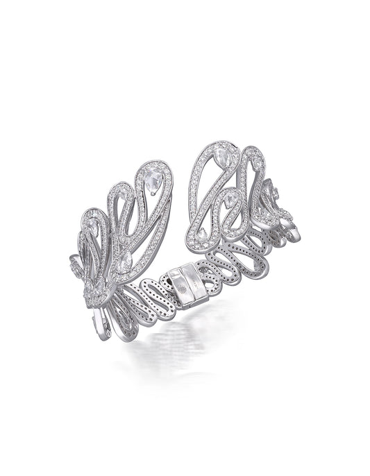 Radiant Diamond Cuff