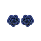La Vie en Rose Blue Sapphire Earrings