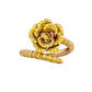 La Vie En Rose Yellow Sapphire Ring, Single Motif