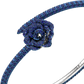 La Vie En Rose Blue Sapphire Bracelet, Single Motif