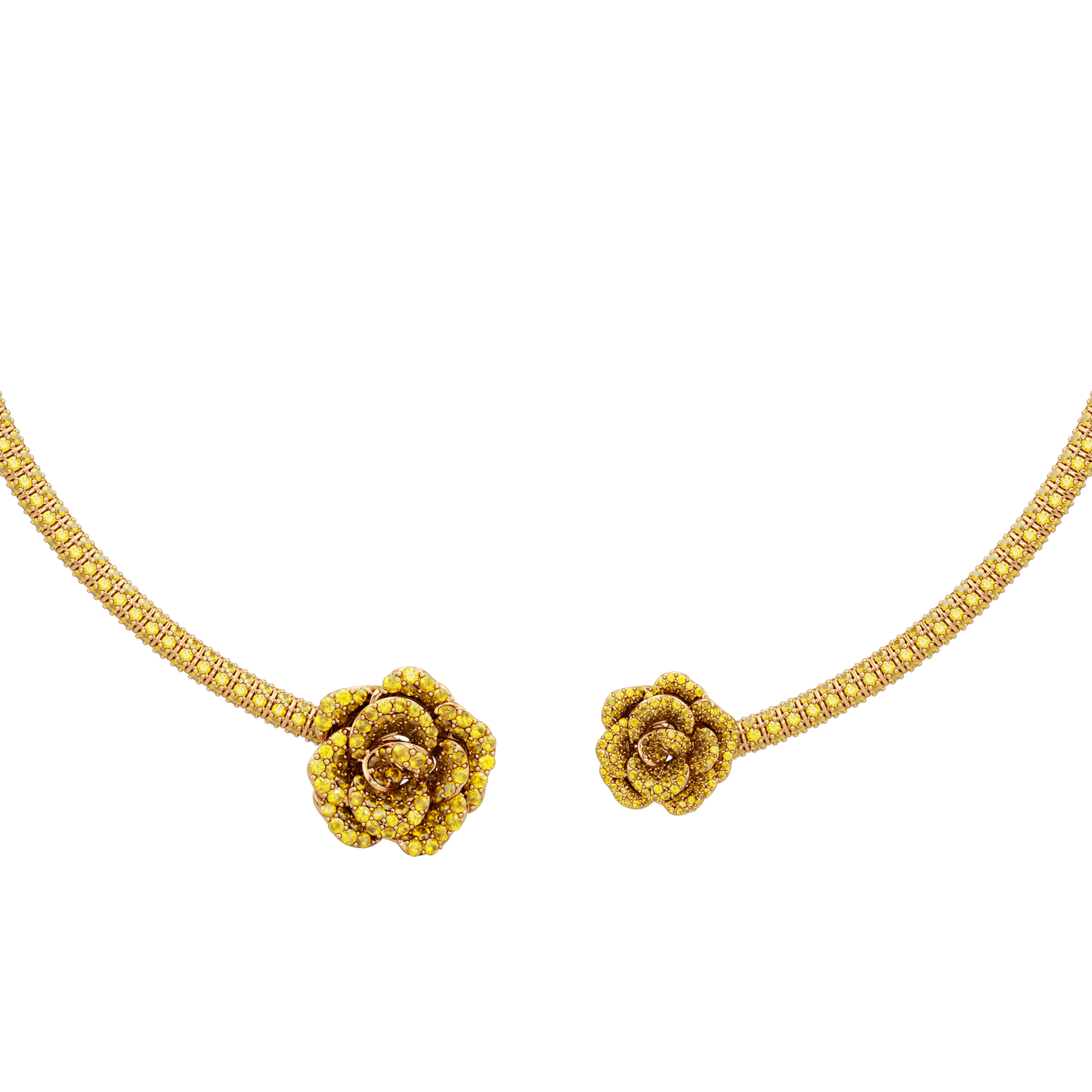 La Vie en Rose Yellow Sapphire Necklace