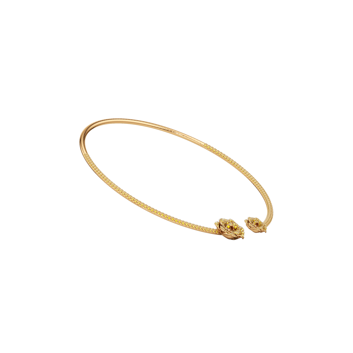 La Vie en Rose Yellow Sapphire Necklace