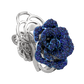 La Vie en Rose Blue Sapphire Earrings