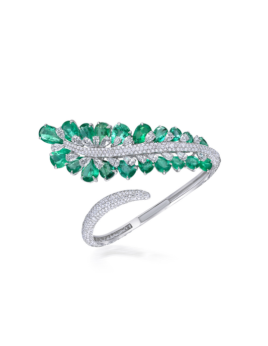 Emerald Vine Cuff